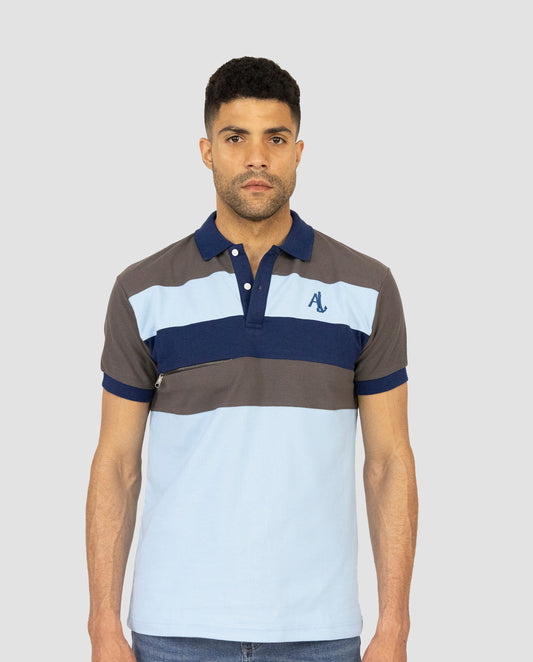 Polo Shirt - Color blocking